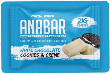 Anabar White Chocolate Cookies & Creme - 12 Bars