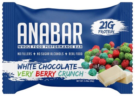 Anabar White Chocolate Very Berry Crunch - 12 Bars