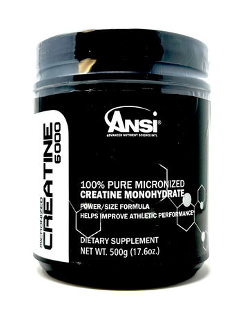 ANSI 100% Pure Creatine Monohydrate Micronized  - 500 Grams