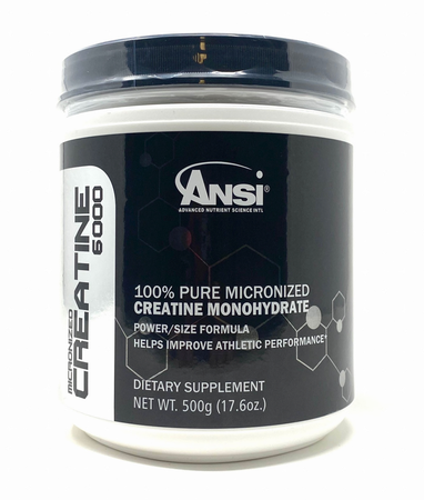 -ANSI Micronized Creatine Monohydrate - 500 Grams