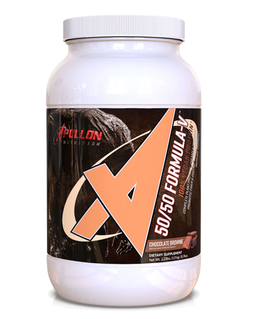 Apollon Nutrition 50/50 Formula-V Vegan Protein  Chocolate Brownie - 26 Servings