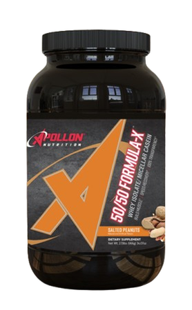 Apollon Nutrition 50/50 Formula-X Protein Salted Peanuts - 28 Servings