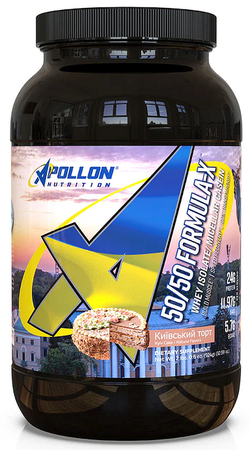 Apollon Nutrition 50/50 Formula-X Protein Kyiv Cake -  28 Servings  *NEW