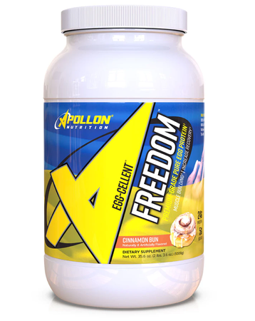 Apollon Nutrition EGG-CELLENT Premium Egg Protein  Cinnamon Bun - 2 Lb (28 Servings)