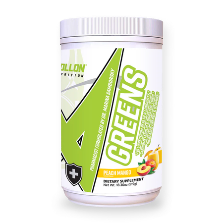 Apollon Nutrition Greens  Peach Mango - 30 Servings