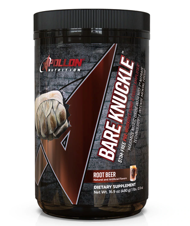 Apollon Nutrition Bare Knuckle Stim-Free Pre Workout  Root Beer - 20/40 Servings