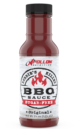 Apollon Nutrition Robbie’s Killer Sugar Free BBQ Sauce - 14 oz