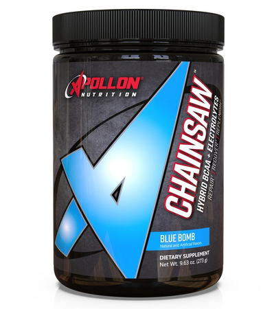 -Apollon Nutrition Chainsaw BCAA + Electrolytes  Blue Bomb - 30 Servings  *Expiration date 1/24