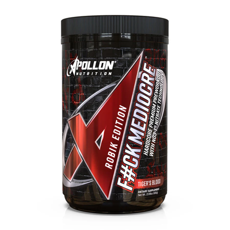 Apollon Nutrition F#ck Mediocre - Hardcore Premium Pre-workout  Tiger's Blood  - 40 Servings