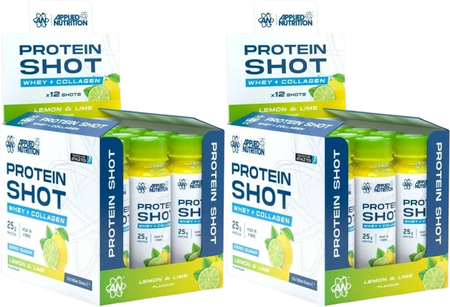 -Applied Nutrition 25g Protein Shot  Lemon Lime - 24 x 3.4 oz Bottles (2 x 12 Packs) TWINPACK