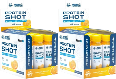 -Applied Nutrition 25g Protein Shot  Orange Burst - 24 x 3.4 oz Bottles (2 x 12 Packs) TWINPACK