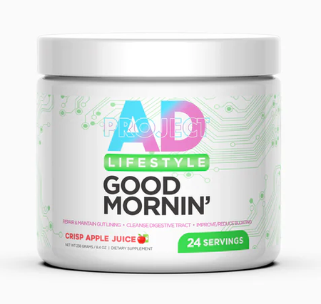 Project AD Good Mornin - Detox & Gut Performance Drink  Crisp Apple Juice - 24 Servings