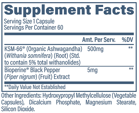 Revive Ashwagandha KSM-66  - 60 Capsules