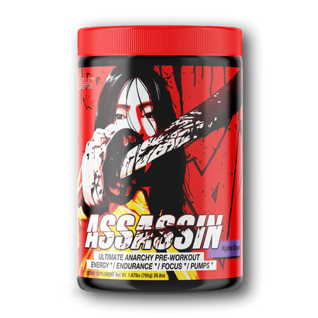 Apollon Nutrition Assassin V9 Ultimate Anarchy Pre Workout  Kyoho Grape - 40 Servings