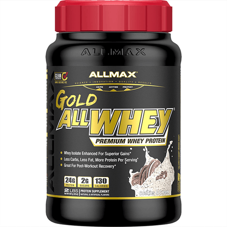 Allmax Nutrition AllWhey Gold Protein Cookies & Cream - 2 Lb