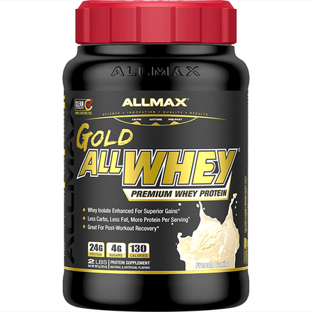 Allmax Nutrition AllWhey Gold Protein Vanilla - 2 Lb