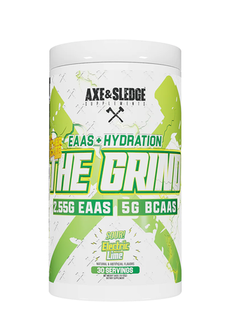 Axe & Sledge The Grind EAAS + Hydration  Sour Electric Lime - 30 Servings