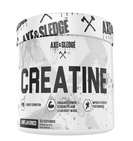 Axe & Sledge Creatine  Unflavored - 50 Servings