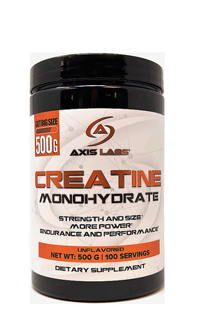 Axis Labs Creatine Monohydrate Powder  - 500 Grams
