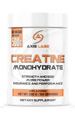 Axis Labs Creatine Monohydrate Powder   - 500 Grams