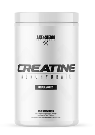 Axe & Sledge Creatine Monohydrate  Unflavored - 100 Servings