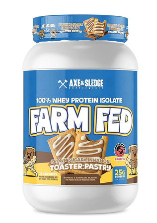 Axe & Sledge Farm Fed Whey Isolate Protein Brown Sugar Cinnamon Toaster Pastry - 25 Servings