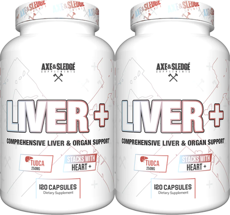 Axe & Sledge LIVER+ - 2 x 120 Capsule Bottles TWINPACK