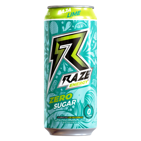 REPP Sports RAZE Energy Drink  Baja Lime - 12 x 16 oz. Cans