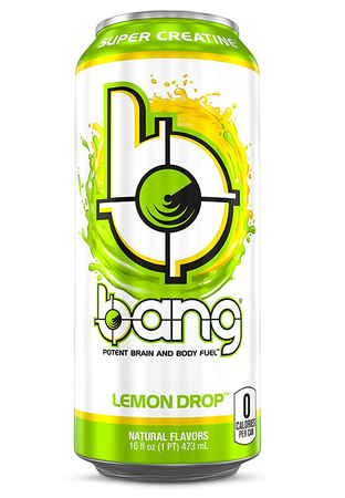 Bang Energy Drinks Lemon Drop - 12 x 16 Oz Cans