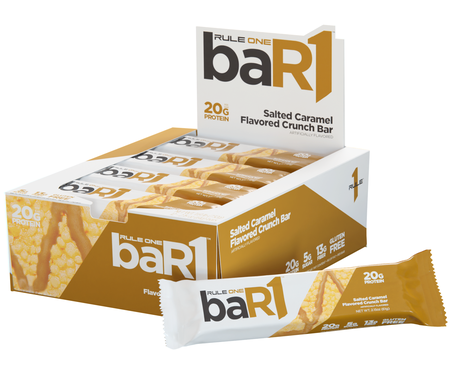 Rule 1 Bar1 Protein Bars  Salted Caramel - 12 Bars