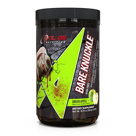 Apollon Nutrition Bare Knuckle Stim-Free Pre Workout  Green Apple - 20/40 Servings