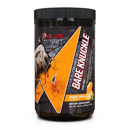 Apollon Nutrition Bare Knuckle Stim-Free Pre Workout  Orange Cream - 20/40 Servings