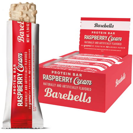 Barebells Protein Bars Raspberry Cream - 12 Bars