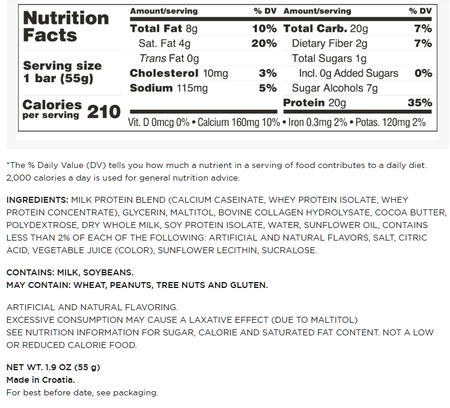 Barebells Protein Bars Raspberry Cream - 12 Bars