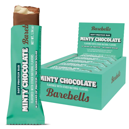 Barebells Soft Protein Bars  Minty Chocolate - 12 Bars