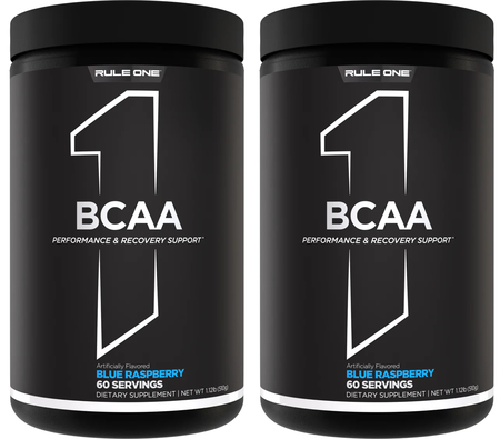 Rule 1 BCAA Blue Raspberry - 120 Servings (2 x 60 Servings) TWINPACK