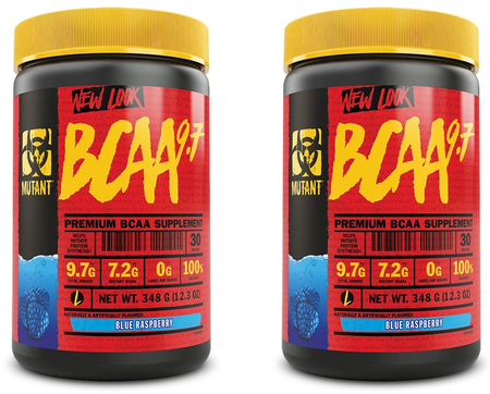 Mutant BCAA 9.7 Blue Raspberry - 2 x 30 Servings  TWINPACK  (2 for $24.99 w/DPS10 code)