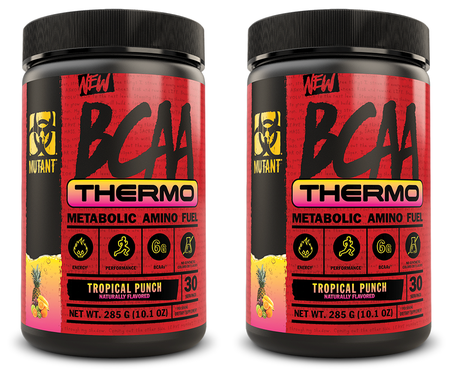Mutant BCAA THERMO Tropical Punch - 60 Servings (2 x 30 Servings) TWINPACK
