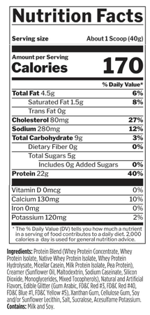 Rule 1 Source 7 Multi-Source Protein Blend Birthday Cake - 5.03 Lb (57 Servings)