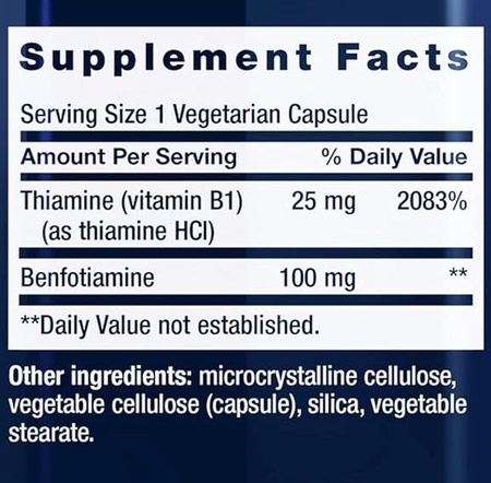 Life Extension Benfotiamine 100 Mg - 120 Cap