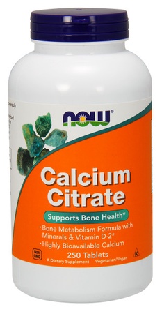 Now Foods Calcium Citrate w/Min - 250 Tab