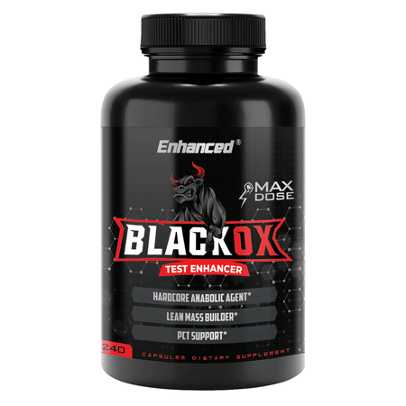 Enhanced Black OX  Test Booster & Libido Support- 240 Cap