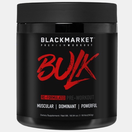 Blackmarket Labs BULK (Original) Pre-Workout  Blue Razz - 30 Servings