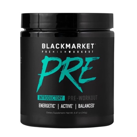 Blackmarket Labs PRE Pre Workout Blue Razz - 30 Servings