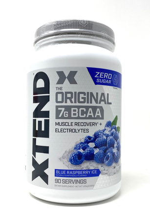XTEND BCAA  Blue Raspberry Ice - 90 Servings  *New Formula w/o citrulline