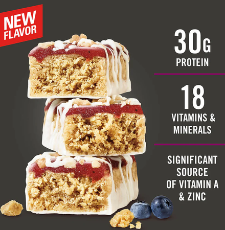 Met-Rx Big 100 Bar Blueberry Cobbler - 9 Bars