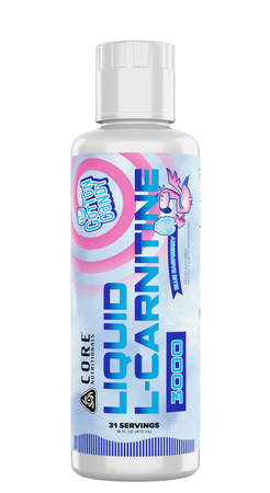Core Nutritionals Liquid L-Carnitine Fun Sweets Blue Raspberry - 31 Servings