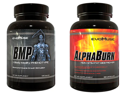 EvoMuse BMP + AlphaBurn Stack - 1 Bottle of Each