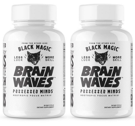 Black Magic Supply Brain Waves - 240 Cap 60 Servings (2 x 120 Cap/30 Serv Btls)  TWINPACK