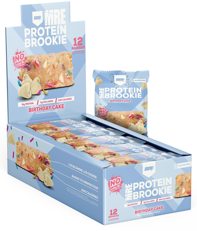 Redcon1 MRE Protein Brookie  Birthday Cake - 12 Pack